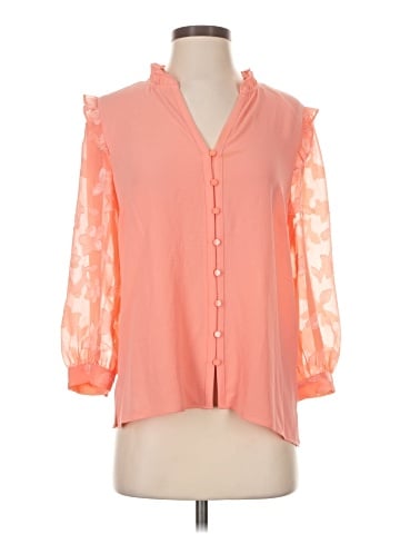 CeCe 3/4 Sleeve Blouse (view 1)