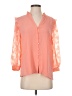 CeCe Orange 3/4 Sleeve Blouse Size S - photo 1