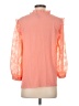 CeCe Orange 3/4 Sleeve Blouse Size S - photo 2