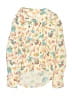 Roper 100% Rayon Floral Ivory Long Sleeve Blouse Size 7 - 8 - photo 1