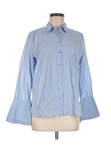 Who What Wear 3/4 Sleeve Button-Down Shirt (view 1)