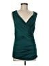 Bebe 100% Polyester Teal Sleeveless Blouse Size M - photo 1