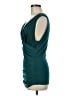 Bebe 100% Polyester Teal Sleeveless Blouse Size M - photo 5