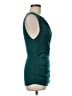 Bebe 100% Polyester Teal Sleeveless Blouse Size M - photo 4