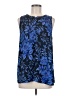 Ann Taylor LOFT Blue Sleeveless Top Size M - photo 1