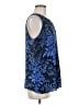 Ann Taylor LOFT Blue Sleeveless Top Size M - photo 4