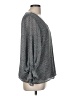 1.State 100% Polyester Gray Long Sleeve Blouse Size M - photo 4