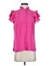 CeCe Pink Short Sleeve Blouse Size XS - photo 1