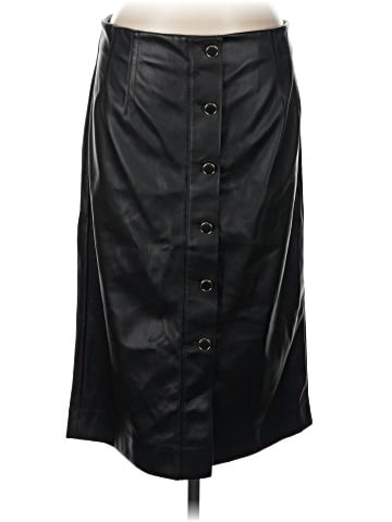 Ann Taylor Factory Faux Leather Skirt (view 1)