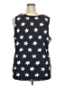 Natural Reflections Stars Black Sleeveless Top Size 2X - photo 2