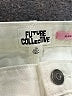 Future Collective 100% Cotton Ivory Jeans Size 20 - photo 4