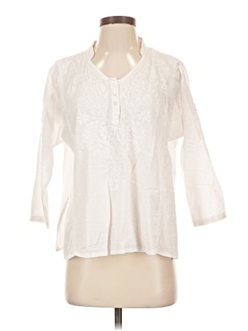 Roper 3/4 Sleeve Blouse (view 1)