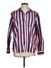 Frank & Eileen 100% Cotton Stripes Blue Long Sleeve Button-Down Shirt Size M - photo 1