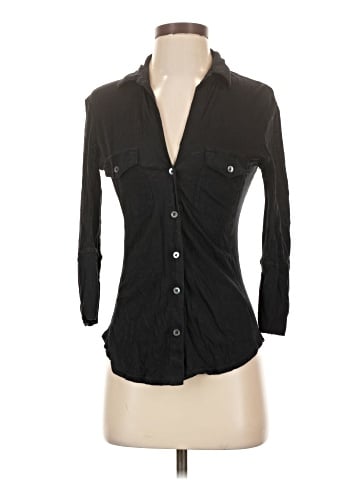 James Perse 3/4 Sleeve Button-Down Shirt (view 1)