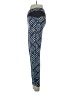 Lucky Lotus Print Blue Active Pants Size XS - photo 5