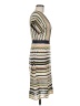 M Missoni 100% Polyester Stripes Tan Ivory Casual Dress Size EU (IT) 44 / US 8 - photo 4