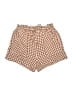 Thread & Supply Checkered-gingham Brown Shorts Size M - photo 1