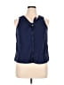 ModCloth 100% Cotton Blue Tank Top Size XL - photo 1