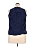 ModCloth 100% Cotton Blue Tank Top Size XL - photo 2