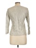 I.Magnin Metallic Silver Pullover Sweater Size L - photo 2