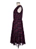 Halogen 100% Polyester Hearts Black Casual Dress Size 6 - photo 5