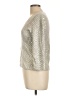 I.Magnin Metallic Silver Pullover Sweater Size L - photo 5