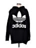 Adidas 100% Cotton Black Pullover Hoodie Size M - photo 1