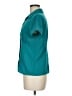 Covington 100% Polyester Teal Short Sleeve Blouse Size Med Petite - photo 5