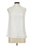 Cable & Gauge Silver Sleeveless Blouse Size L - photo 1