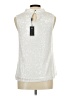 Cable & Gauge Silver Sleeveless Blouse Size L - photo 2