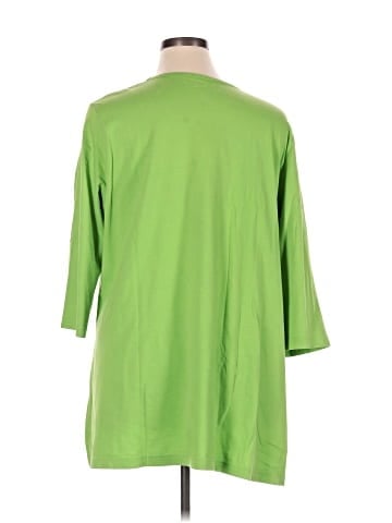 Ulla Popken 3/4 Sleeve Top (view 2)