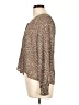 Kaileigh 100% Polyester Brown 3/4 Sleeve Blouse Size L - photo 5