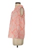 Vineyard Vines 100% Polyester Stripes Orange Sleeveless Blouse Size XS - photo 5