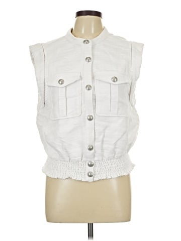 Express Denim Vest (view 1)