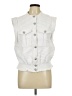 Express White Denim Vest Size L - photo 1