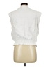 Express White Denim Vest Size L - photo 2