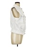 Express White Denim Vest Size L - photo 4