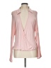 Dots Pink Long Sleeve Polo Size L - photo 1