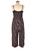 AUW 100% Rayon Hearts Black Jumpsuit Size XL - photo 2