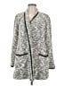 Rebecca Taylor Chevron-herringbone Gray Coat Size 6 - photo 1