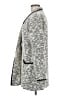 Rebecca Taylor Chevron-herringbone Gray Coat Size 6 - photo 5