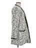 Rebecca Taylor Chevron-herringbone Gray Coat Size 6 - photo 4