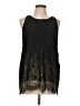 Apt. 9 Black Sleeveless Blouse Size L - photo 1