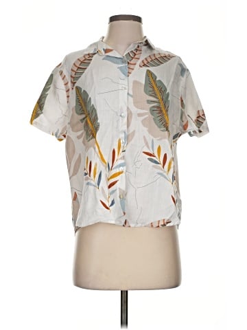 Cynthia Rowley Short Sleeve Blouse (view 1)