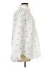 Lands' End Polka Dots Ivory White Long Sleeve Button-Down Shirt Size L - photo 4