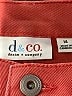 D&Co. Solid Orange Shorts Size 14 - photo 3