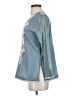 J.Crew Blue 3/4 Sleeve Blouse Size 2 - photo 5