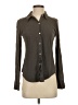 Theory Gray Long Sleeve Button-Down Shirt Size S - photo 1