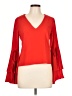 Storee 100% Polyester Red 3/4 Sleeve Top Size M - photo 1