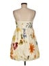 Zara Floral Ivory Cocktail Dress Size M - photo 2